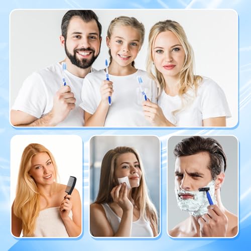 Basic Toiletry Kits - Individually Packed Personal Hygiene Care Package (5 Pack)
