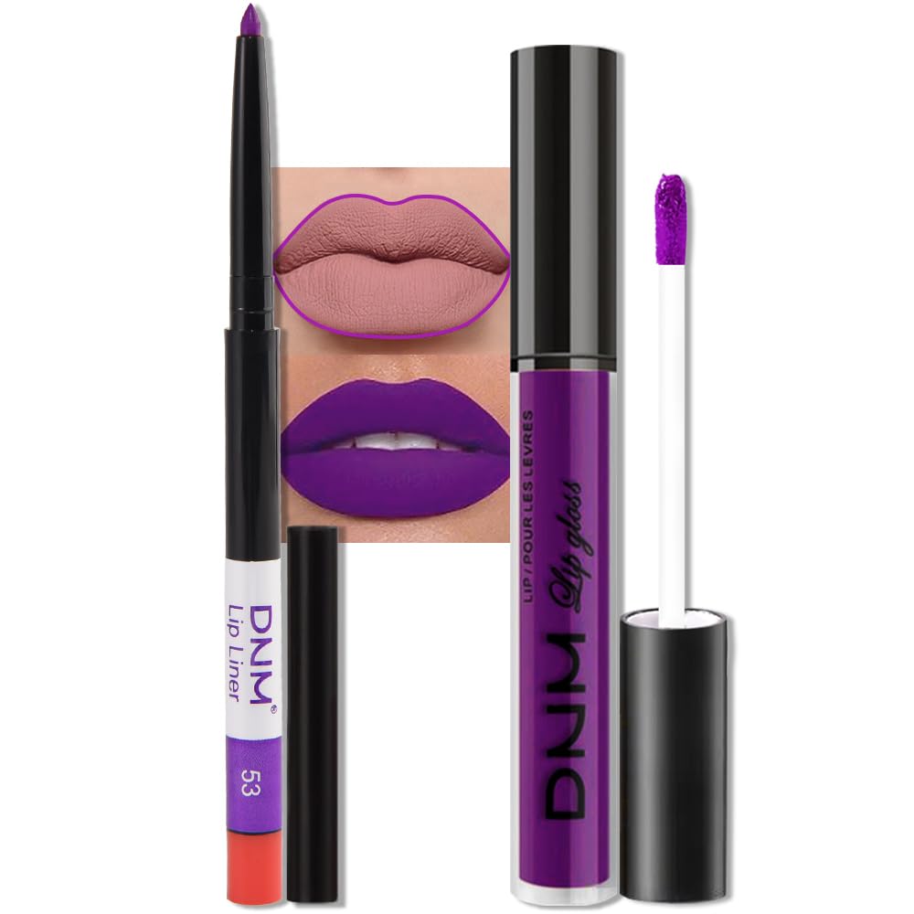 Matte Liquid Lipstick Set - 3 Pcs Dark Red & Purple Plum Shades | Long-Lasting Waterproof Lip Stain