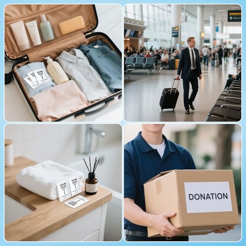 Travel Shaving Cream Packets, 50 Individual Unscented Bulk Portions