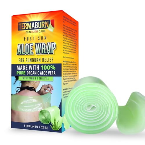TermaBurn Wearable Aloe Hydrogel Wrap for Sunburn Relief & Recovery