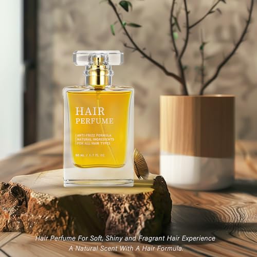 Hair Perfume for Women, 50mL Long Lasting Pheromones Perfume for Women, Lightweight Fragrance Spray for Dry and Frizzy Hair Care