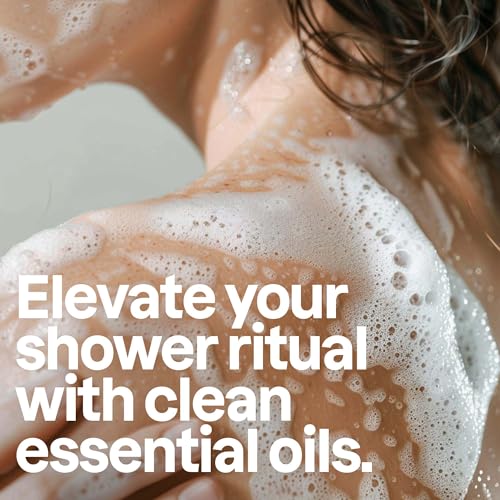 ATTITUDE Body Wash with Essential Oils Sage & Rosemary 15 Fl Oz - Moisturizing, Vegan, EWG Verified, Gentle Daily Cleanser