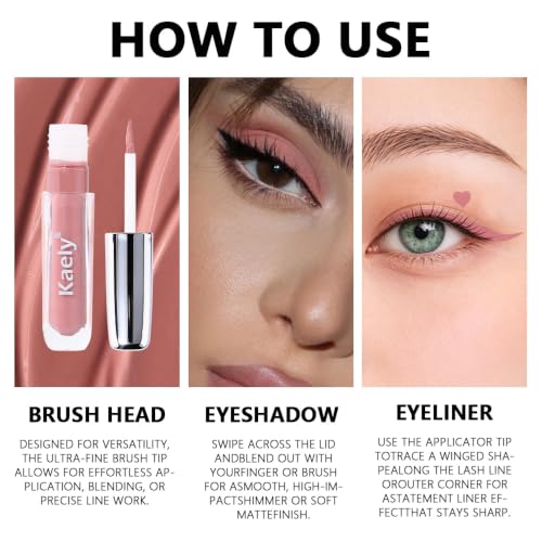 07# Rose Water Matte Liquid Eyeshadow - High Pigment, Long Lasting, Buildable, Vegan Cruelty-Free, 0.078 oz