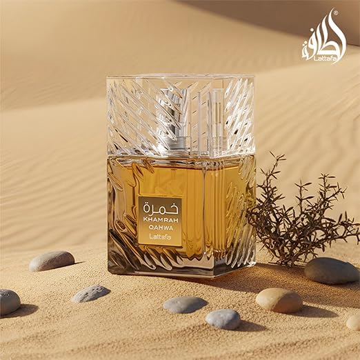 Lattafa Khamrah Qahwa Eau de Parfum - Vanilla & Cinnamon Unisex Fragrance | 3.40 Oz / 100 ml