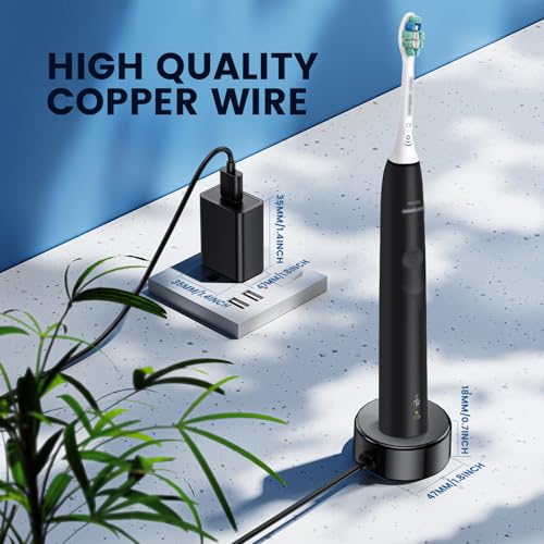 Black Replacement Charger Base for Philips Sonicare 4100 Toothbrush