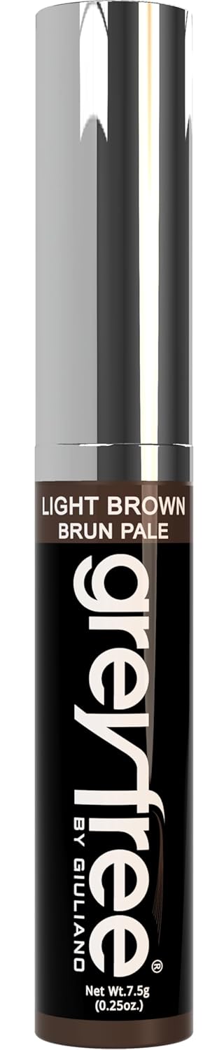Hair Mascara Root Touch-Up for Gray Hair - Precision Concealer for Brows & Beard | Ash Brown