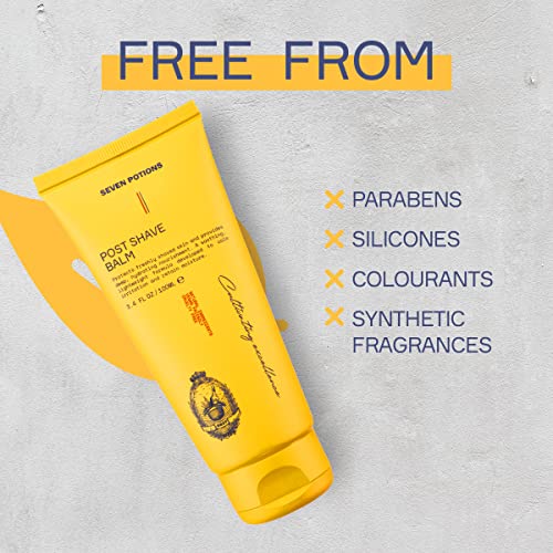 Seven Potions Post Shave Balm for Men - Hydrating, Soothing Formula