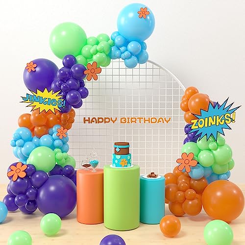 Cartoon Dog Balloon Garland Arch Kit - 145 Pcs Party Supplies