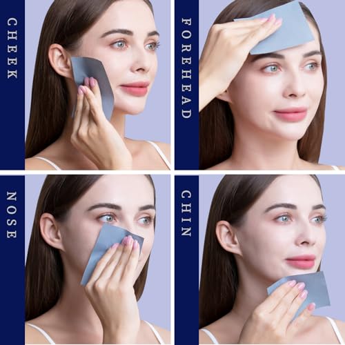 Teenitor Bamboo Charcoal Blotting Paper for Oily Skin - 200 Sheets