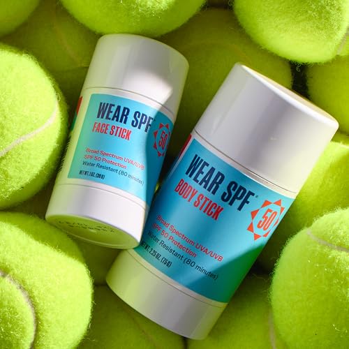 WearSPF SPF 50 Sunscreen Body Stick - Hydration-Locking Formula (1-Pack)