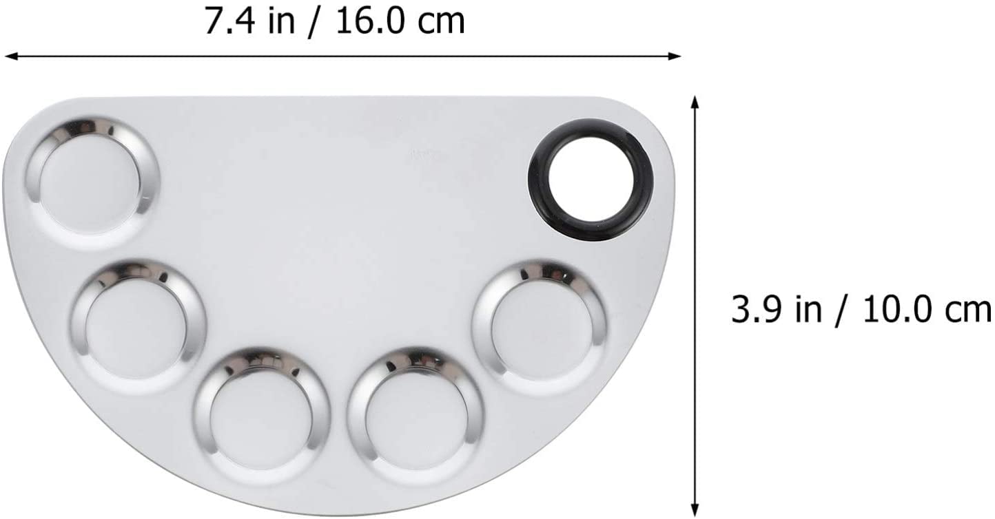 Makeup Mixing Palette, Cosmetic Mixing Palette Blending Palettes with Spatula Tool Mixing Foundation,Eyeshadow,Nail Gel