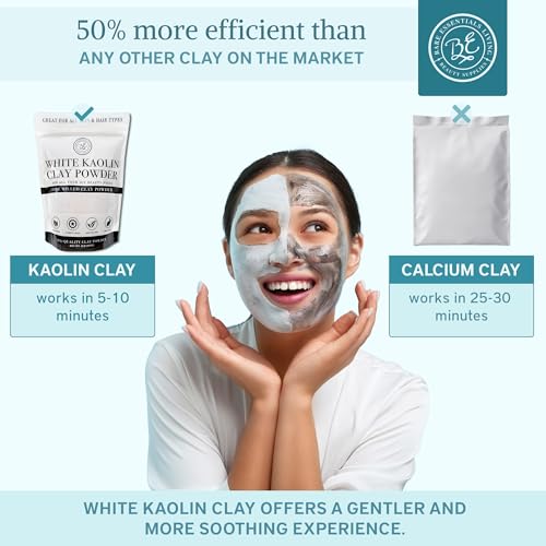 Bare Essentials Living 100% Natural White Kaolin Clay Powder - 2 lb Bag