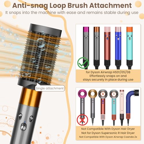 Anti-Snag Loop Brush Attachment for Dyson Airwrap HS01 HS05 HS08