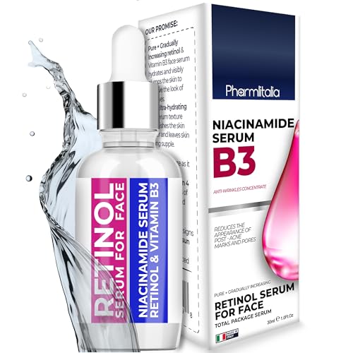 Retinol Serum for Face with Vitamin B3 - Anti Aging & Hydrating