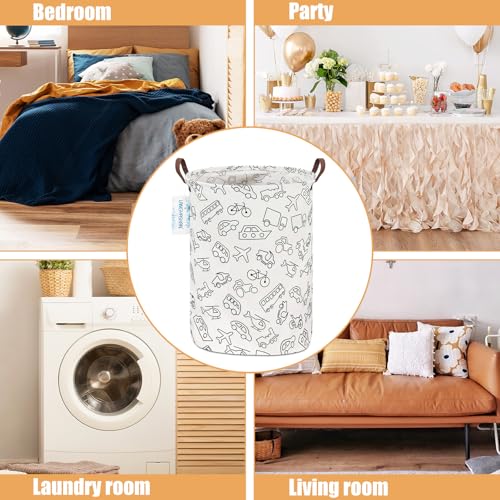 Collapsible Waterproof Laundry Hamper - Kids Toy Storage Basket