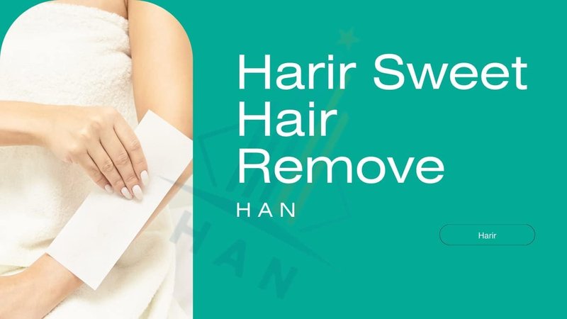 Harir Sweet Packets Sugaring Sugar Wax Hair Removal 100% Natural Paste for Bikini, Legs, Arms, Back And Face Body Hair Remove 3 Packs X 100 Gm