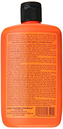Cumberland's 8 oz Trapper's Hide Tanning Formula for Deer & Fur