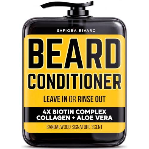 Beard Conditioner for Men - 16 Fl Oz Leave In Biotin Softener
