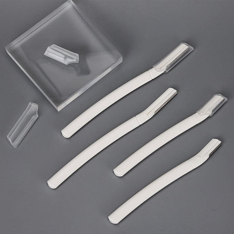 BEIDUOYANG Safe Eye Brow-Razor Eyebrow Trimmer Makeup Tools Face Body Hair Removal Shaver Woman Eyebrows Shaping Hair Shaper Tool for Men Women, Long Black