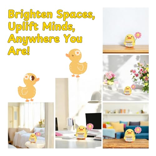 Handmade Crochet Duck - Cute Gift for Any Occasion, 3.7"x3.3"