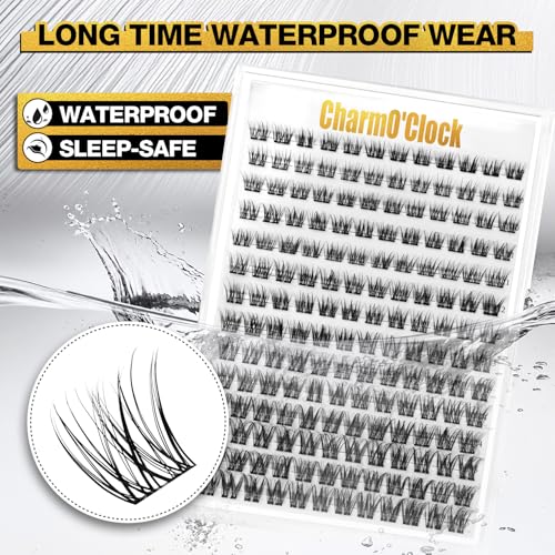 CHARMO'CLOCK Fairy M Lash Clusters Kit - DIY Ultra-Soft 9-16mm