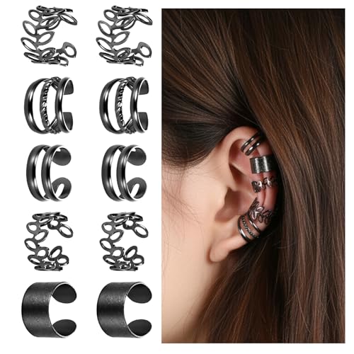 30 Pcs Black Hair Jewelry Clips for Braids & Dreadlocks