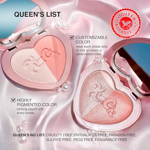 KimChiChic Beauty Thailor Blush Duo - Heart Compact 01-Pinky