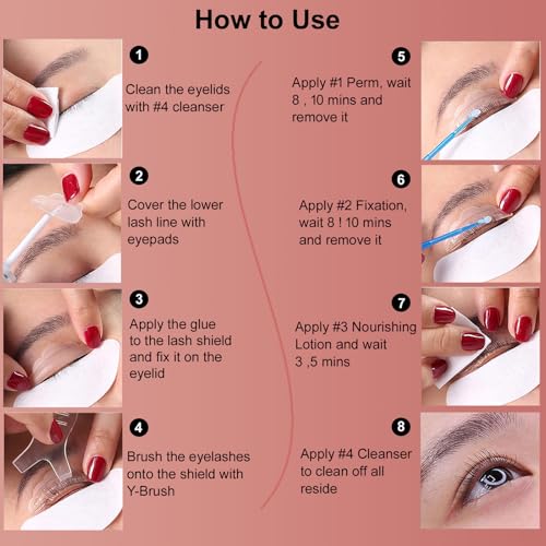 VedoAID Lash Lift Kit - Professional Eyelash Perm & Lifting Set