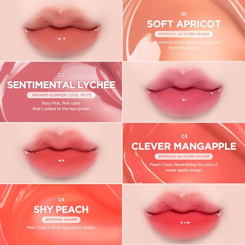 lilybyred Bloody Liar Coating Tint - 02 Sentimental Lychee, Long-Lasting Lip Stain with Glossy Finish