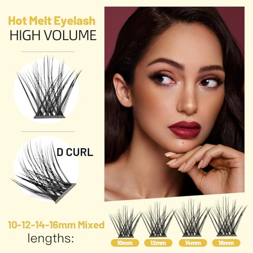 Vayator Mixed False Lashes Kit - D Curl & DD Curl, 8-20mm