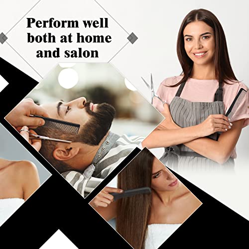 Patelai 5-Piece Carbon Fiber Hair Cutting Comb Set