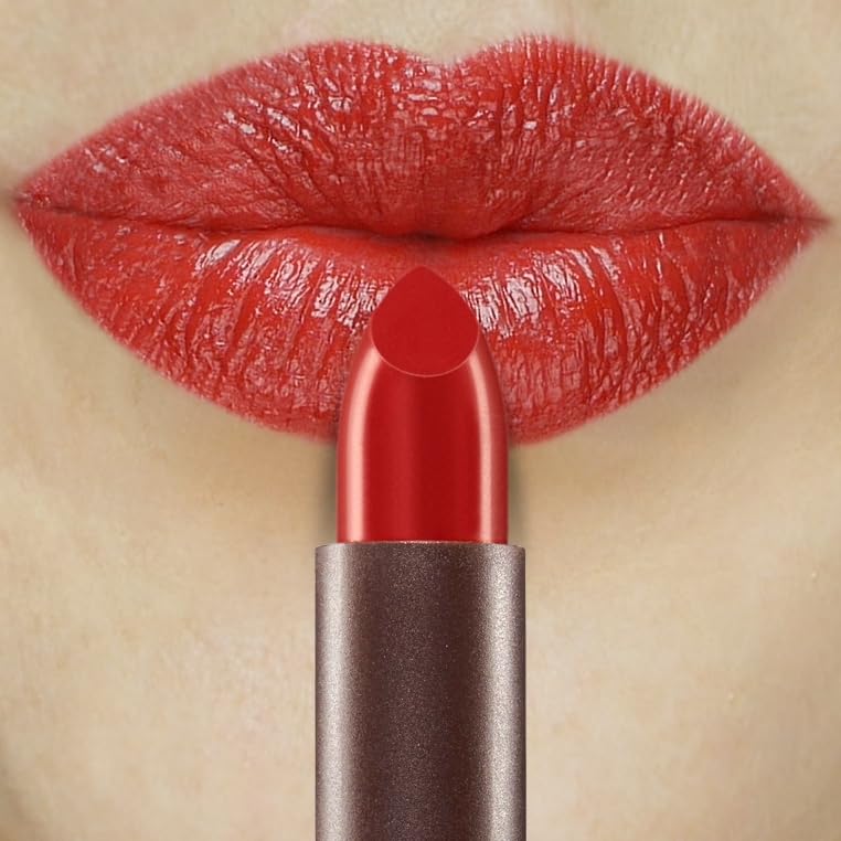 Burt's Bees Natural Lipstick, Scarlet Soaked - 1 Tube, Long Lasting