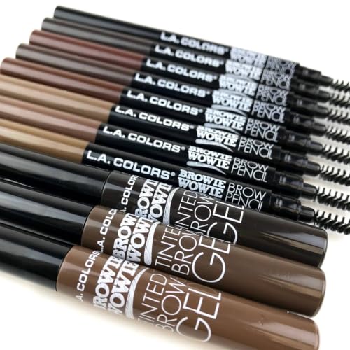 L.A. COLORS Browie Wowie Soft Brown Brow Pencil - Long-Lasting & Smudge-Proof