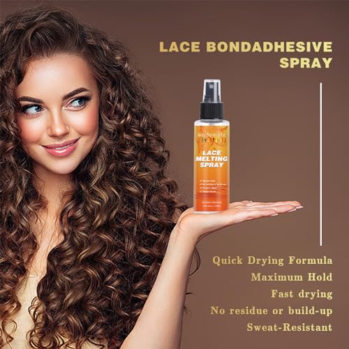 Wodemate Lace Melting Spray - Extreme Hold Glueless Wig Bond & Invisible Finish