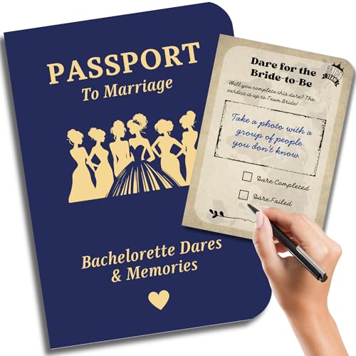 Passport to Marriage Bachelorette Party Game for Bride-to-Be