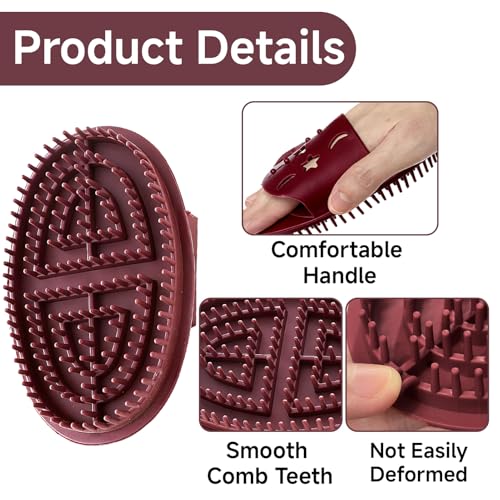 Full Body Massage Brush Set for Relaxation & Pain Relief - Non-Slip Grip, 2PCS