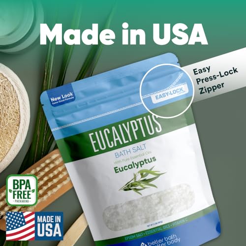 Better Bath Better Body Eucalyptus Epsom Salt Soak - 32 Oz Natural Bath Salt