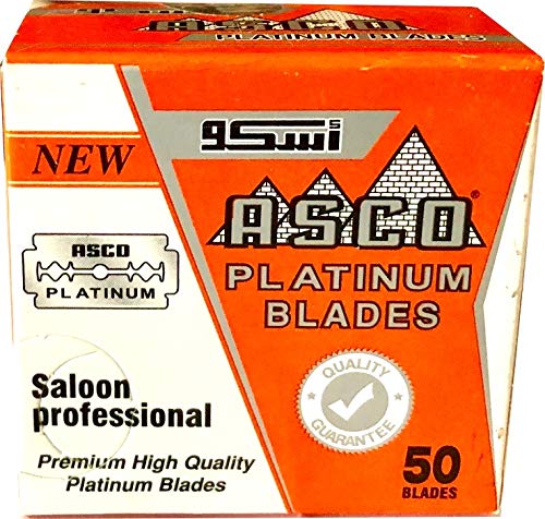 LORD Asco Platinum Double Edge Safety Razor Blades - Pack of 50