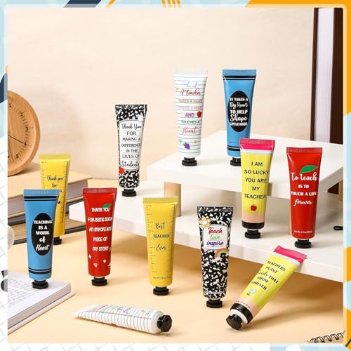 Loopeer 24 Pcs Teacher Appreciation Hand Cream Set - Travel Size Lotion