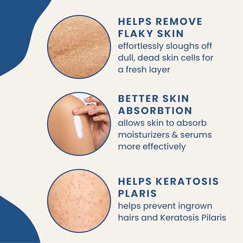 Moroccan Exfoliating Kessa Glove - Gentle Body Scrubber for Smoother Skin