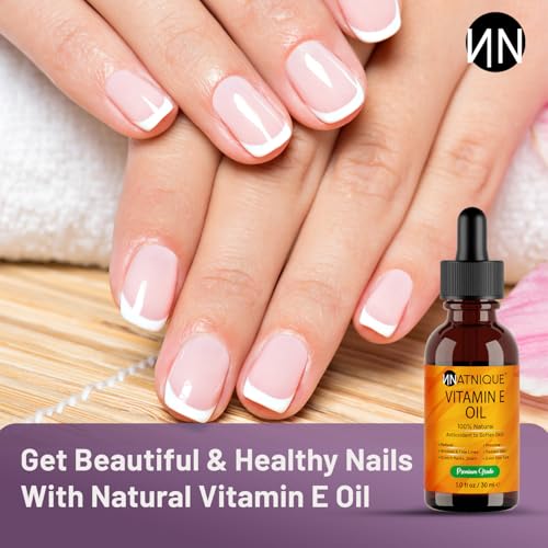 Pure Vitamin E Oil 1 oz - Natural D-Alpha Tocopherol for Skin & Hair
