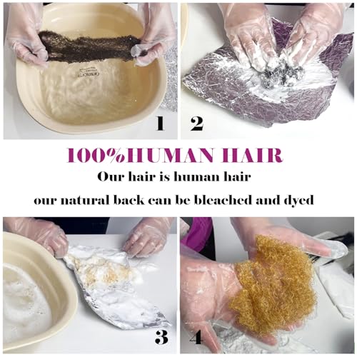 10-Inch Afro Kinky Bulk Human Hair for Dreadlock Extensions & Braiding