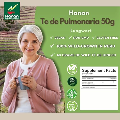 Hanan Lungwort Loose Leaf Tea - Premium Herbal Tea for Respiratory Health