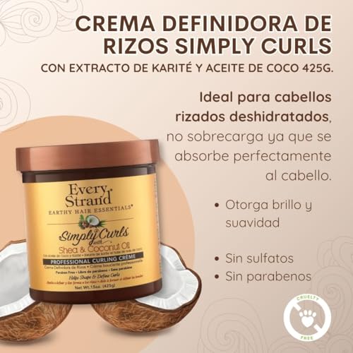 Every Strand Curl Creme with Coco Oil & Shea - 15oz Moisturizing Hair Care