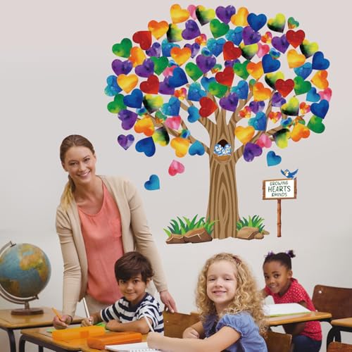 Heart Tree Bulletin Board Decorations Set for Classroom