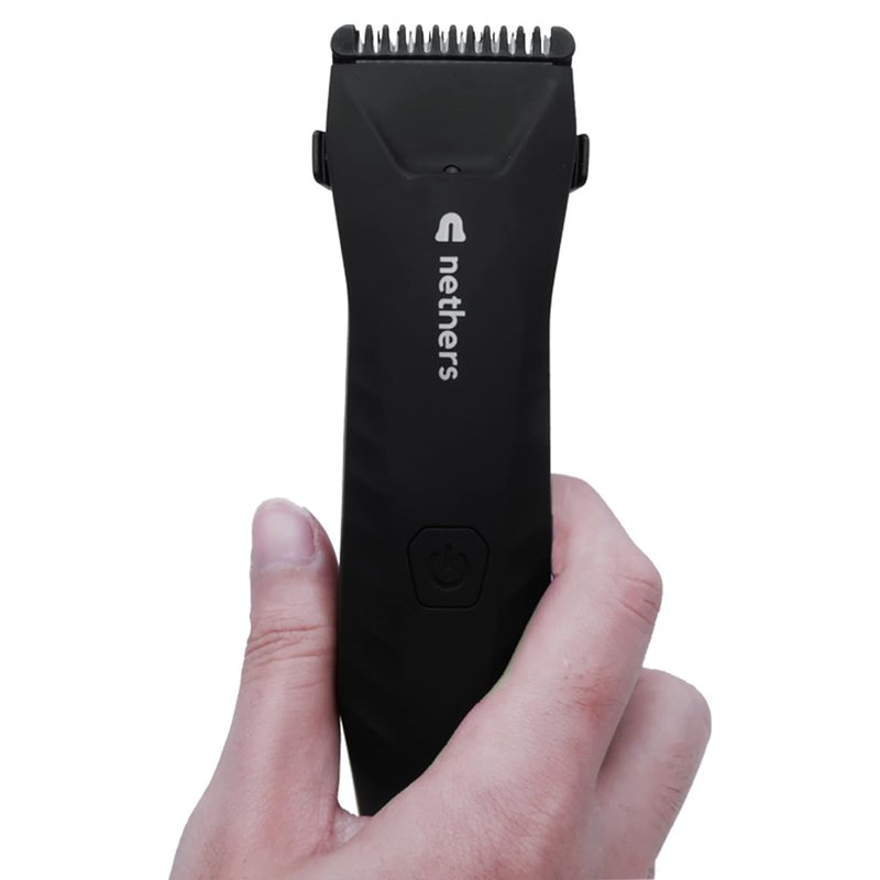 Nethers v2.0 Undercut Groin Trimmer 100% Nick Free Waterproof Replaceable NetherSafe Curved Ceramic Blades Body Groomer