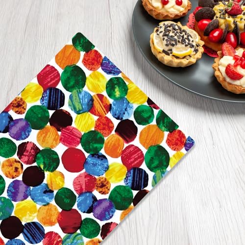 Colorful Candy Style Tablecloth - 53x108 Inch for Birthday Parties