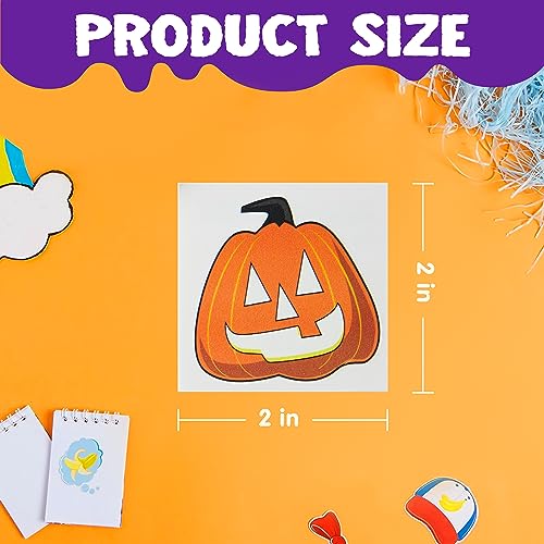 JOYIN 144 Glow-in-the-Dark Halloween Temporary Tattoos for Kids - 12 Spooky Designs
