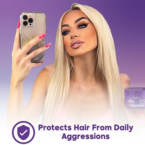 Amazonliss Purple Toning Keratin Hair Mask for Blonde Hair - 2.82 oz