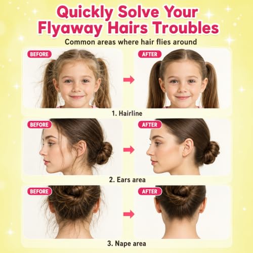 SEVICH Kids Hair Finishing Stick - Dinosaur Themed Flyaway Tamer (40ml)